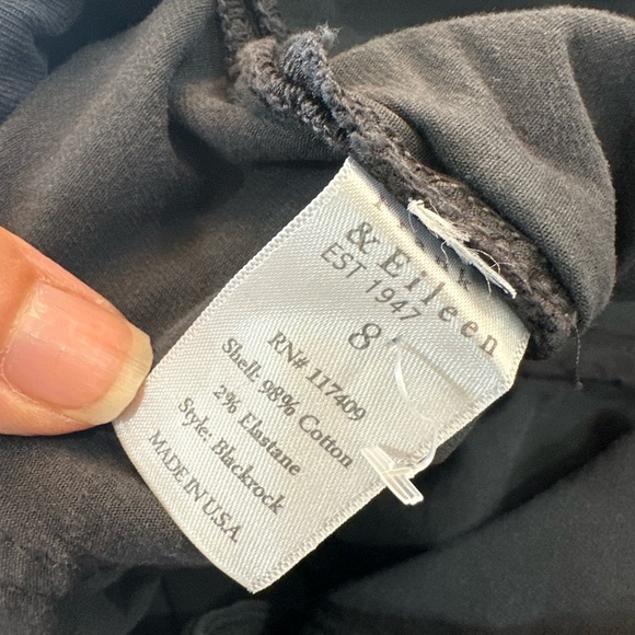 FRANK & EILEEN
Blackrock Utility Pant In Washed Black - Picture 6 of 10